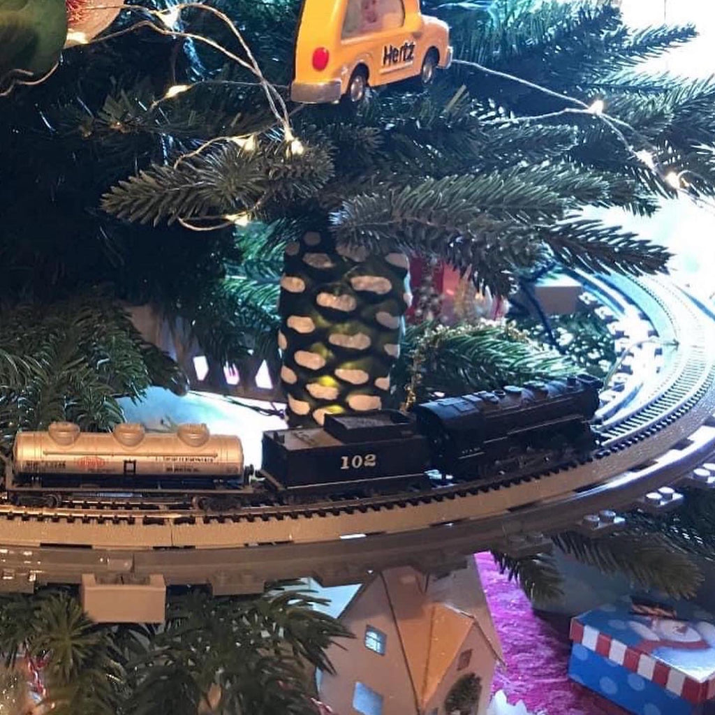 N Scale Christmas Tree Train Track Bracket for Bachmann 11.25” radius EZ-track