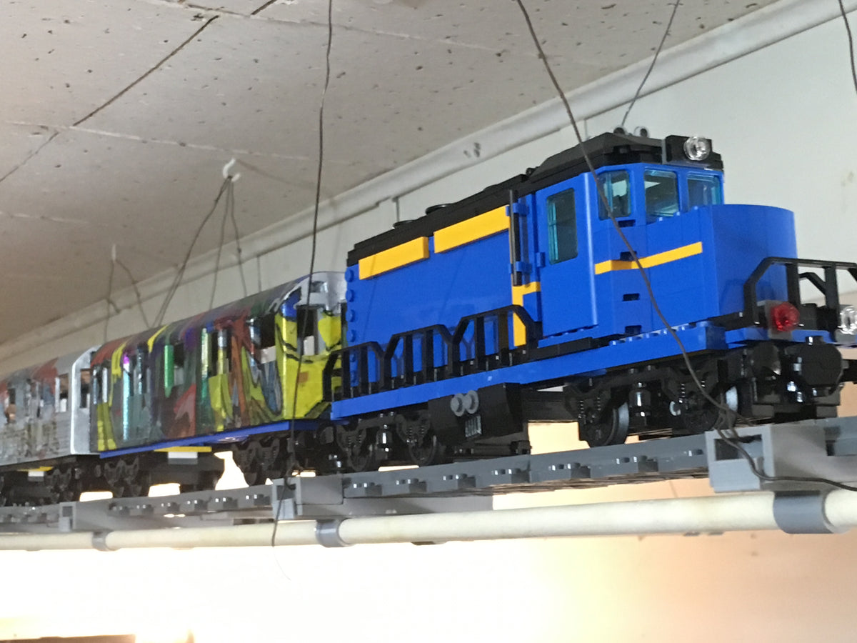 Wall Brackets for Lego Track - Single Track