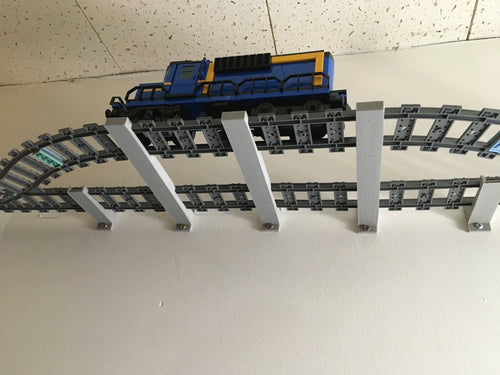 Double Track Wall Bracket Packs for Lego Track