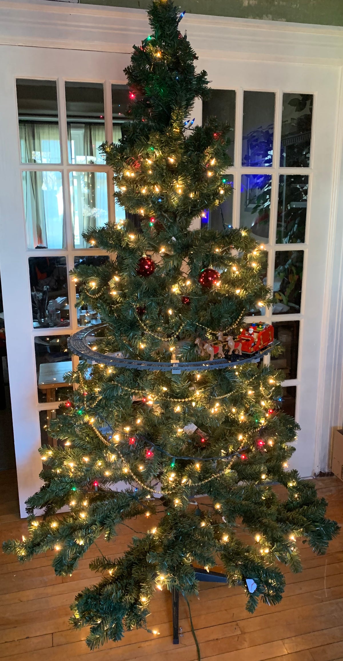 Christmas Tree Train Track Bracket - Lego Track