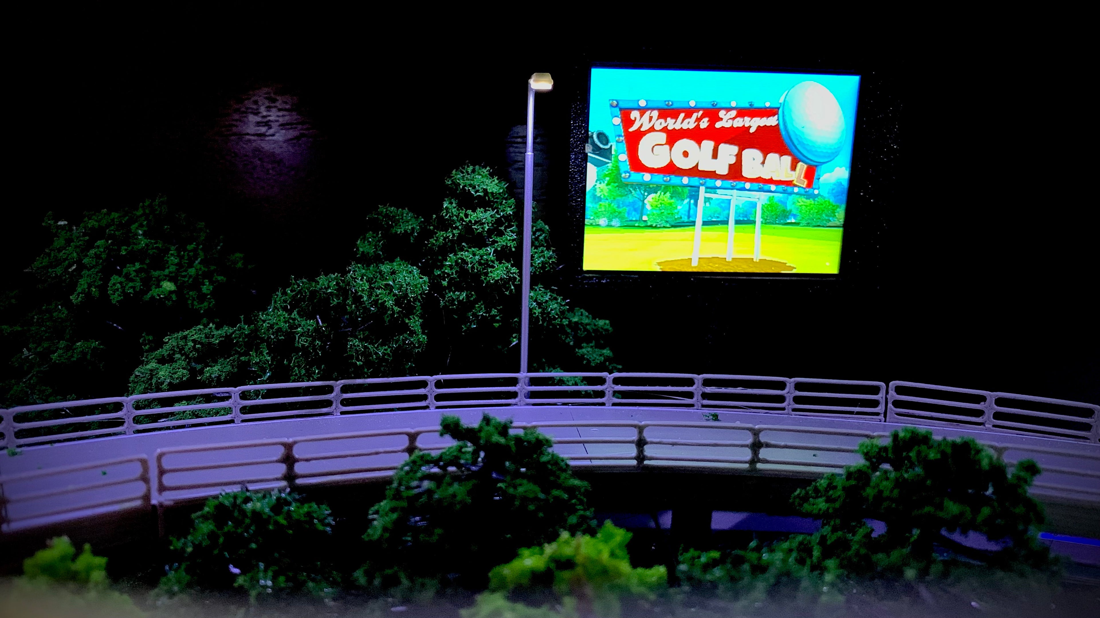 Moonlit Sign - Miniature Billboard System