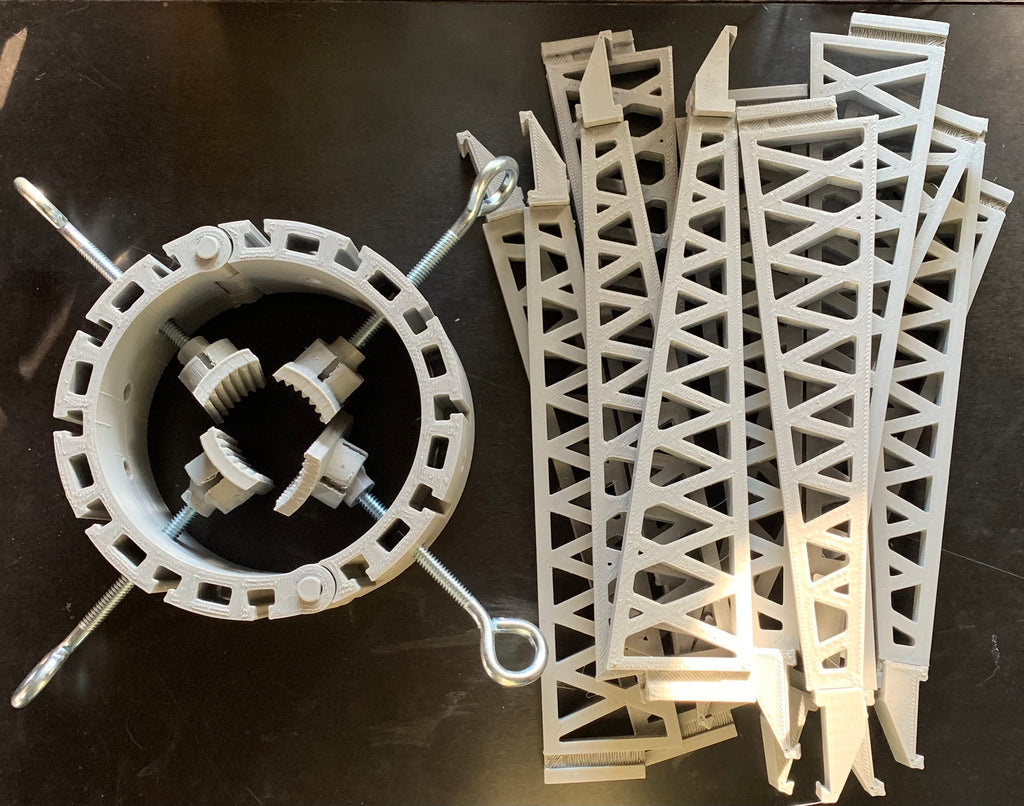 N Scale Christmas Tree Train Track Bracket for Bachmann 11.25” radius EZ-track
