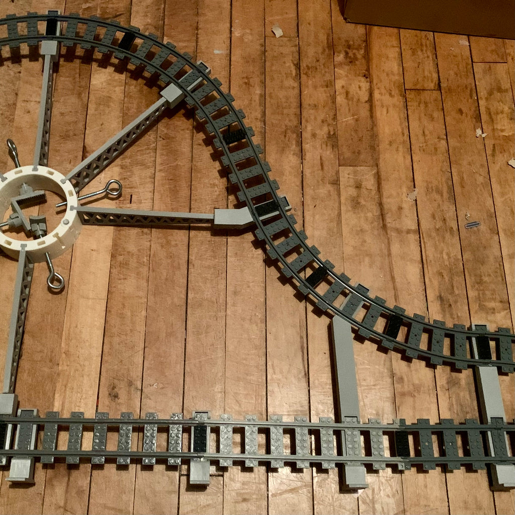 Roundabout Brackets for Lego track Reversing Loop
