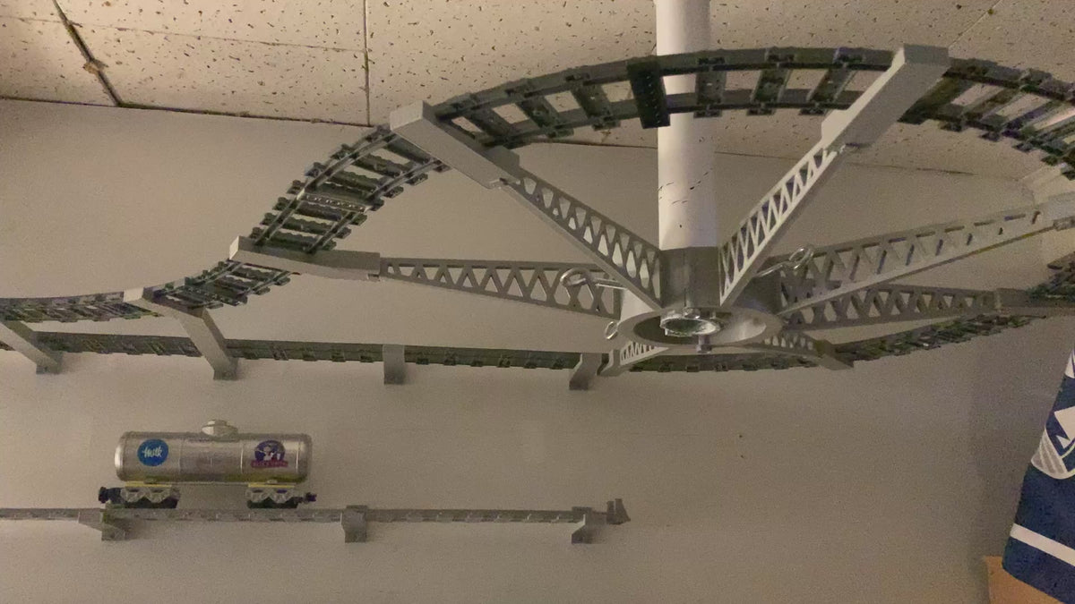 Roundabout Brackets for Lego track Reversing Loop
