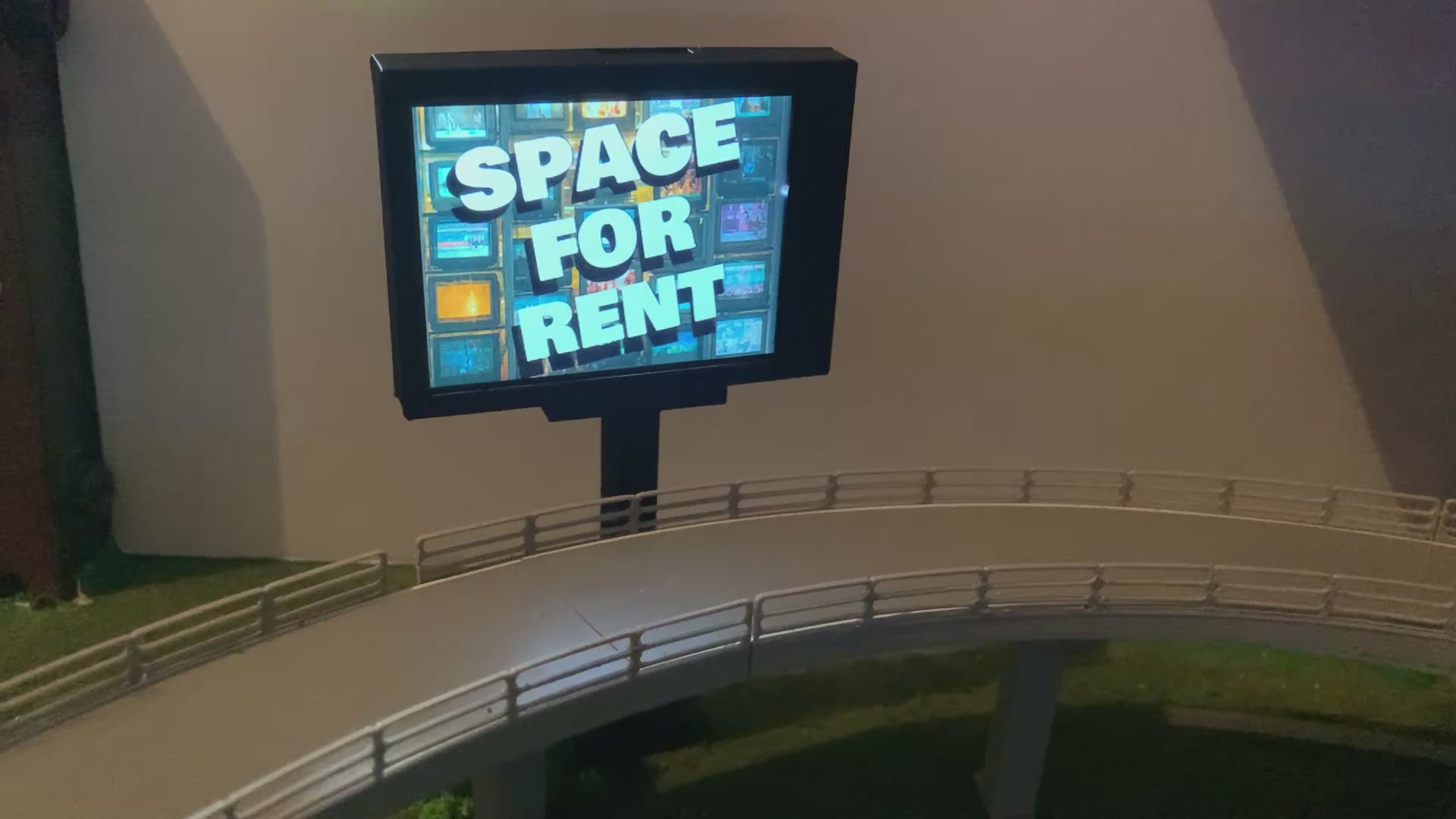 Moonlit Sign - Miniature Billboard System